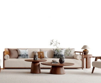New Chinese Style Sofa Combination-ID:590239059