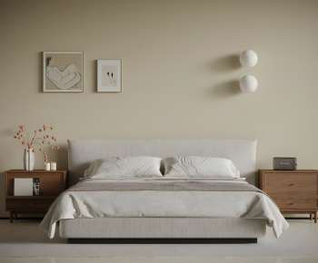 Modern Double Bed-ID:296046026