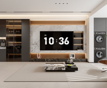 Modern A Living Room-ID:709280011