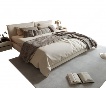 Modern Double Bed-ID:589205984