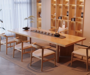 New Chinese Style Tea Tables And Chairs-ID:610497001