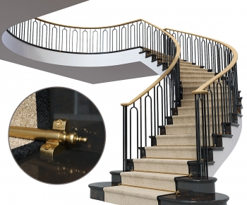 New Classical Style Rotating Staircase-ID:588346001