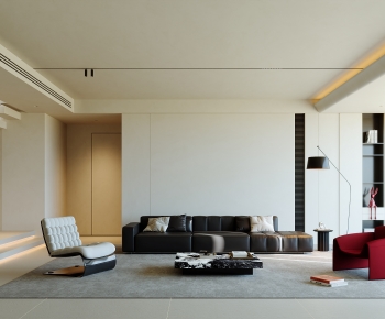 Modern A Living Room-ID:338621135