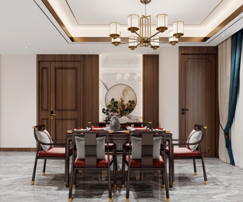 New Chinese Style Dining Room-ID:246386059