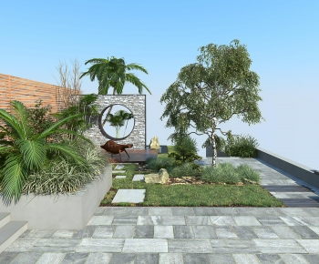 Modern Courtyard/landscape-ID:480926045