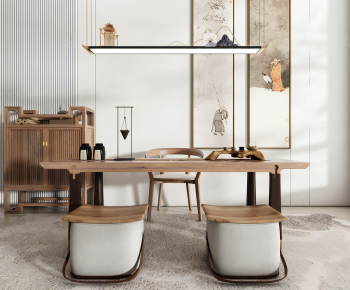 New Chinese Style Tea Tables And Chairs-ID:424144986