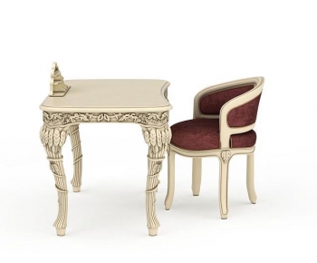 European Style Computer Desk And Chair-ID:473467115