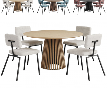 Modern Dining Table And Chairs-ID:672313939