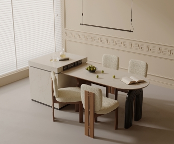 Modern Dining Table And Chairs-ID:208307985