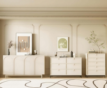 French Style Side Cabinet-ID:794300083