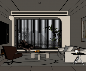 Modern A Living Room-ID:537182099