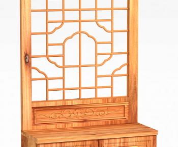Chinese Style Shoe Cabinet-ID:130754952