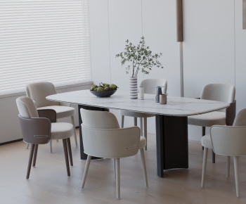 Modern Dining Table And Chairs-ID:444242003