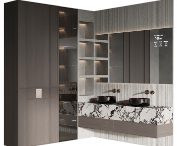 Modern Bathroom Cabinet-ID:874221092