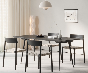 Nordic Style Dining Table And Chairs-ID:976507909