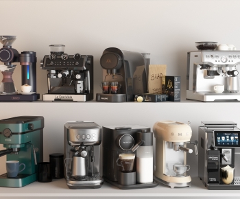 Modern Kitchen Electric Coffee Machine-ID:495275974