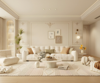 French Style A Living Room-ID:531010686