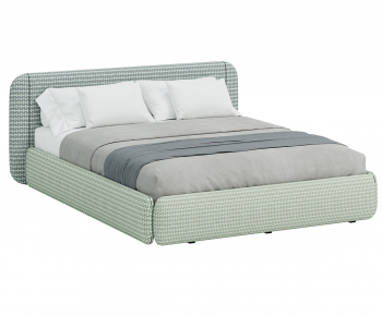 Modern Double Bed-ID:322930867
