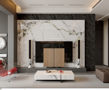 Modern A Living Room-ID:805176976