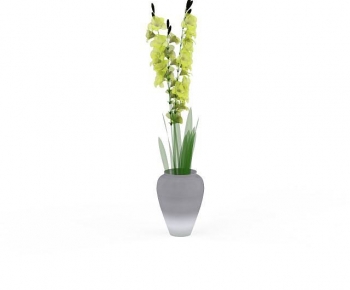 Modern Potted Green Plant-ID:415893082
