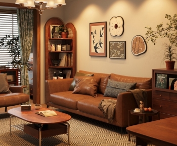 Modern A Living Room-ID:381783962