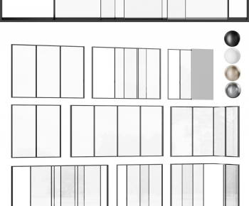 Modern Sliding Door-ID:565691952