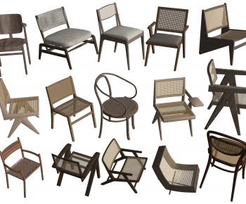 Wabi-sabi Style Lounge Chair-ID:313075076