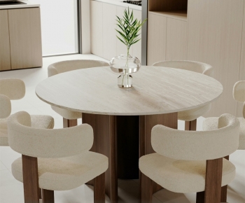 Modern Dining Table And Chairs-ID:446458107