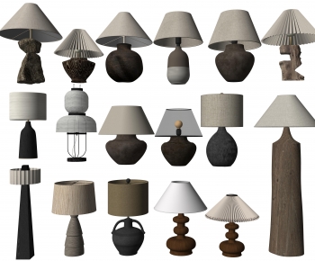 Wabi-sabi Style Table Lamp-ID:542233948