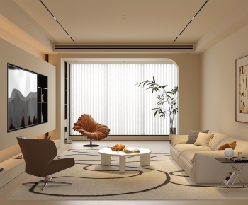 Modern A Living Room-ID:701467999