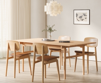 Nordic Style Dining Table And Chairs-ID:998218061