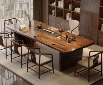New Chinese Style Tea Tables And Chairs-ID:871458051