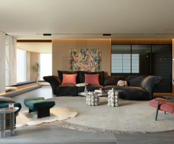 Modern A Living Room-ID:294085033