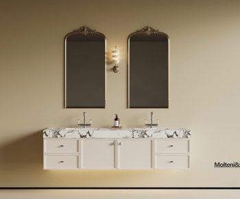 French Style Bathroom Cabinet-ID:922135111