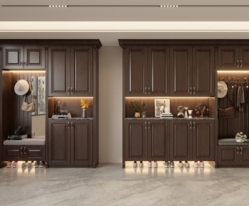 French Style Shoe Cabinet-ID:688404089