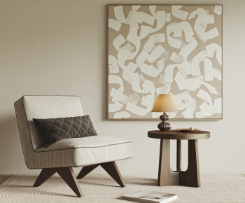 Wabi-sabi Style Lounge Chair-ID:539012915