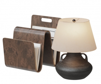 Wabi-sabi Style Table Lamp-ID:594189256