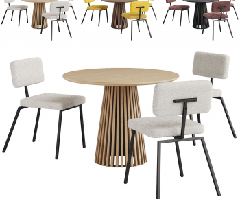Modern Dining Table And Chairs-ID:206665043
