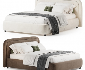 Modern Double Bed-ID:451304917