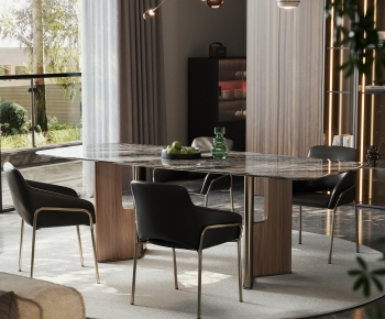 Modern Dining Table And Chairs-ID:747047904