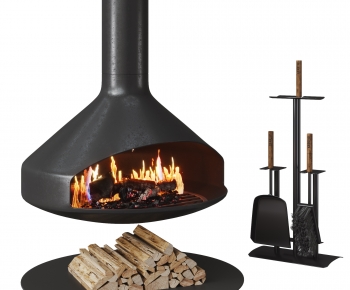Modern Fireplace-ID:884340055