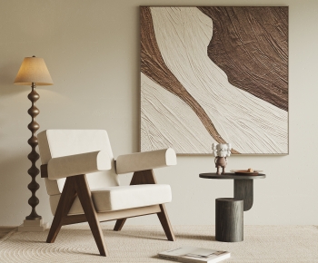 Wabi-sabi Style Lounge Chair-ID:220307116