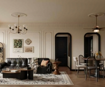 French Style A Living Room-ID:558655027