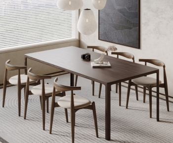 Modern Dining Table And Chairs-ID:280920985