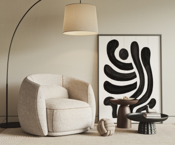 Wabi-sabi Style Single Sofa-ID:825077069