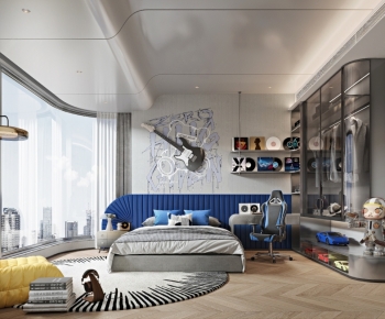 Modern Boy's Room And Son's Room-ID:199799539