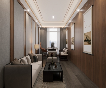 New Chinese Style Manager's Office-ID:640145066