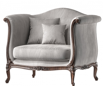 European Style Single Sofa-ID:387213957