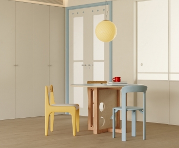 Modern Dining Table And Chairs-ID:445274115