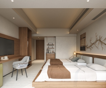 Wabi-sabi Style Guest Room-ID:783725026